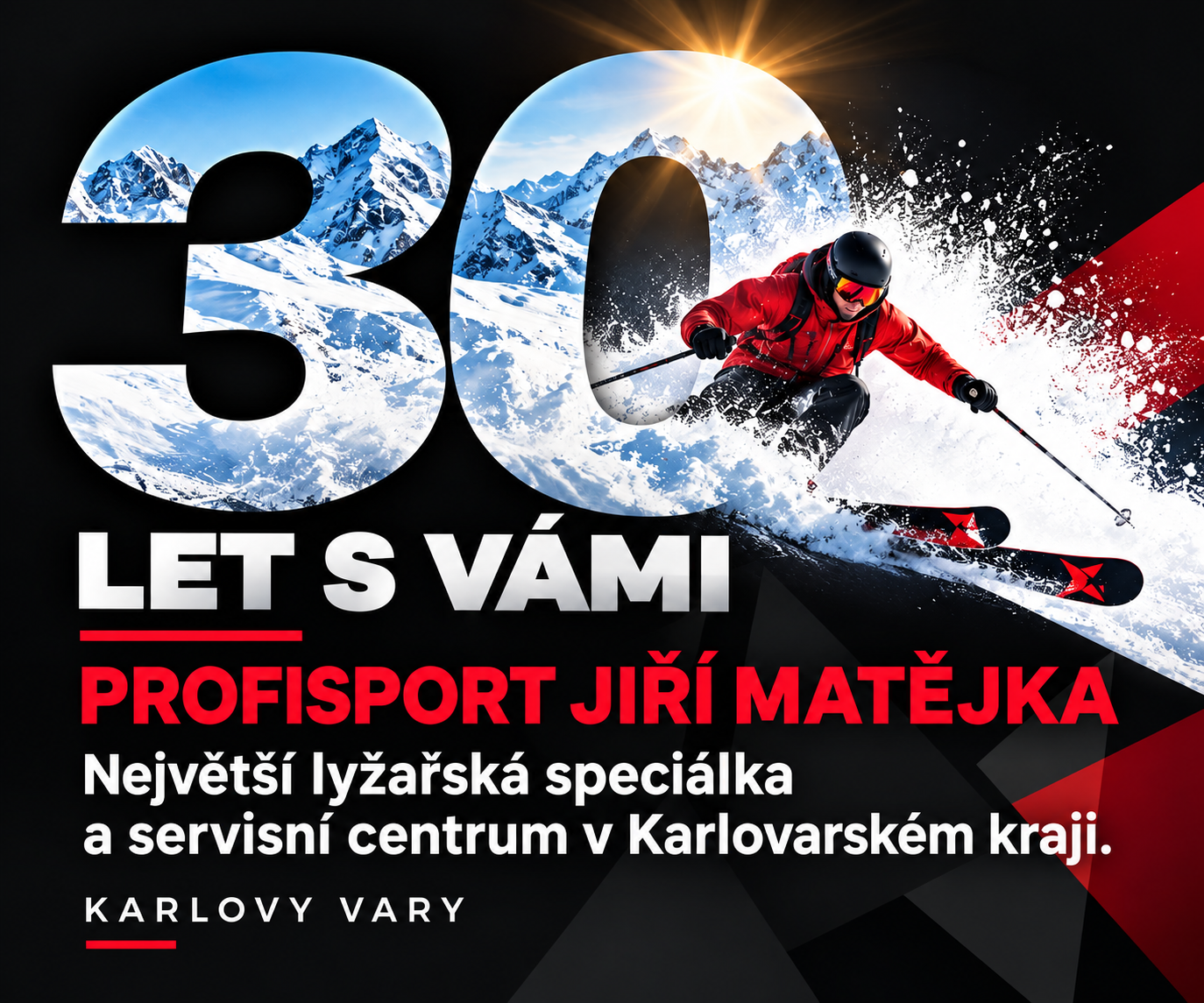 30 let s vámi – Profisport Jiří Matějka Karlovy Vary