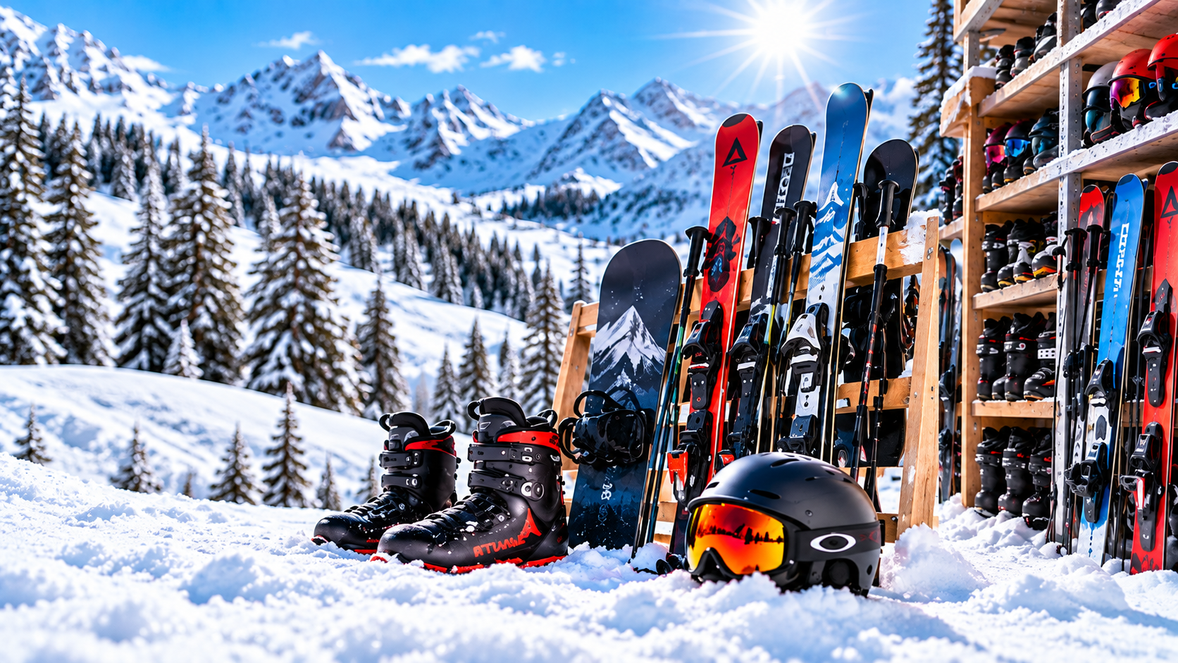 půjčovna lyží běžek snowboardů